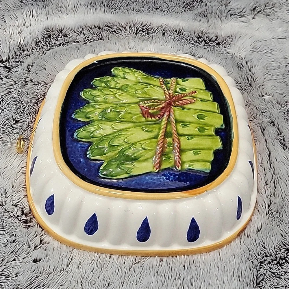 Decorative Mold, Gailstyn-Sutton, Asparagus, Towle Japan, Ceramic, Vintage - Picture 6 of 8